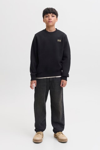 Sudadera loose - Negro - Jack&Jones Kids