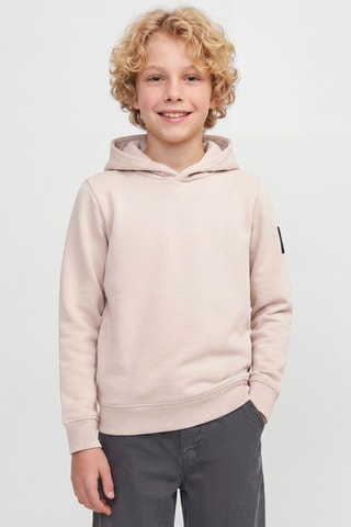 Sudadera regular fit con capucha - Beige - Jack&Jones Kids