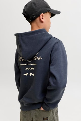 Sudadera loose con capucha - Azul marino - Jack&Jones Kids