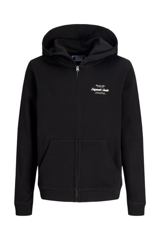 Sudadera relaxed con capucha - Negro - Jack&Jones Kids