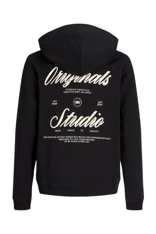 Sudadera relaxed con capucha - Negro - Jack&Jones Kids