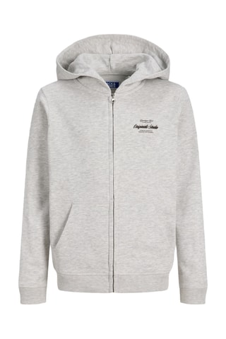 Sudadera relaxed con capucha - Gris claro - Jack&Jones Kids