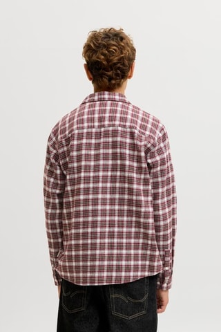 Camisa loose de algodón orgánico - Rojo - Jack&Jones Kids
