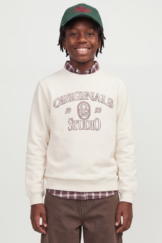Sudadera relaxed - Beige - Jack&Jones Kids