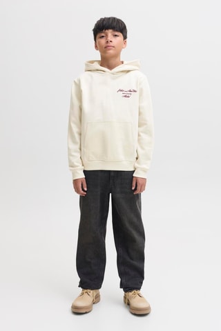 Sudadera loose con capucha - Beige - Jack&Jones Kids