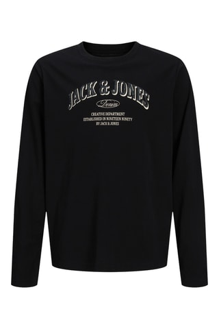 Camiseta relaxed de algodón orgánico - Negro - Jack&Jones Kids