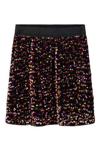 Minifalda - Negro y dorado - Name it Kids