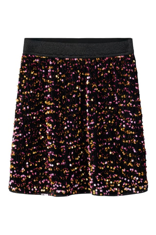 Minifalda - Negro y dorado - Name it Kids