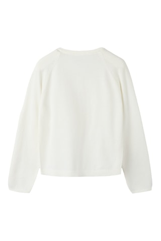 Cárdigan regular fit de algodón orgánico - Blanco - Name it Kids