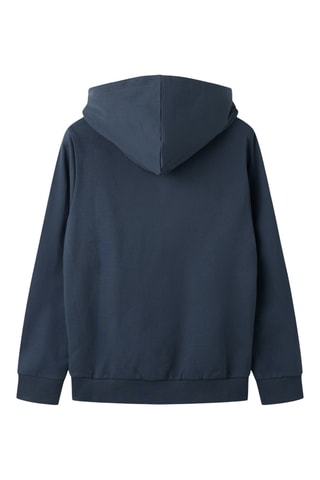 Sudadera de algodón orgánico con capucha - Azul marino - Name it Kids