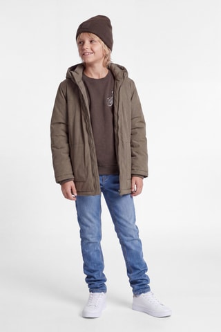 Sudadera relaxed de algodón orgánico - Marrón - Name it Kids