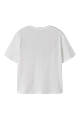 Camiseta regular fit de algodón orgánico - Blanco - Name it Kids