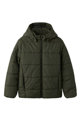 Anorak con capucha - Verde caqui - Name it Kids