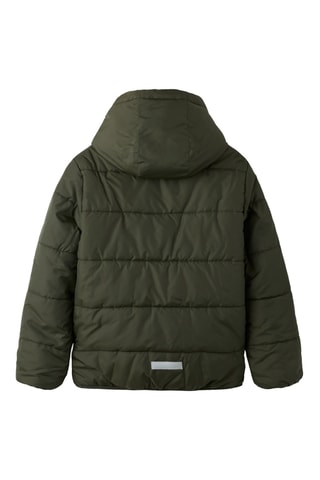 Anorak con capucha - Verde caqui - Name it Kids