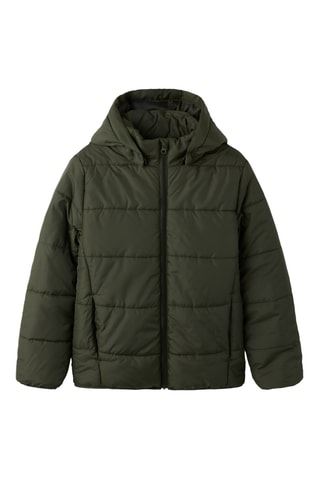 Anorak con capucha - Verde caqui - Name it Kids