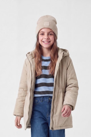 Parka con capucha - Beige - Name it Kids