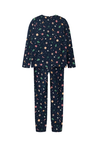 Pijama de algodón orgánico - Azul marino - Name it Kids