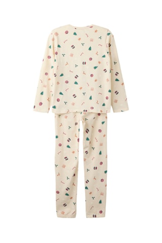 Pijama de algodón orgánico - Beige - Name it Kids