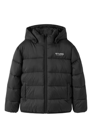Anorak con capucha - Negro - Name it Kids