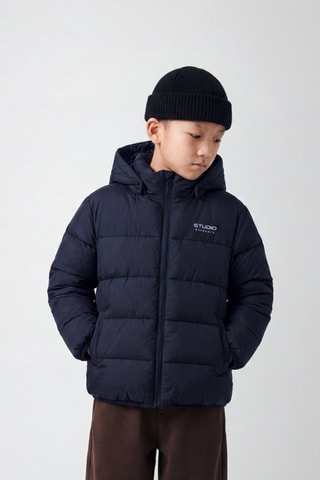 Anorak con capucha - Azul marino - Name it Kids