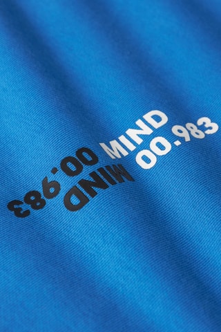 Sudadera de algodón orgánico con capucha - Azul vivo - Name it Kids