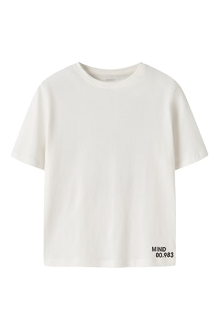 Camiseta de algodón orgánico - Blanco - Name it Kids