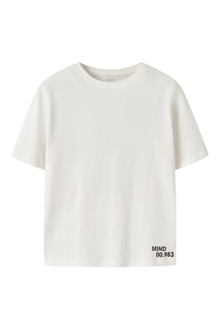 Camiseta de algodón orgánico - Blanco - Name it Kids