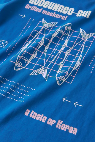 Camiseta de algodón orgánico - Azul - Name it Kids