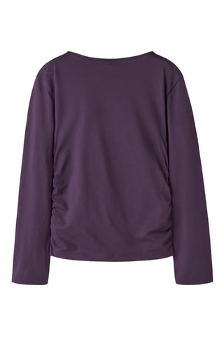Camiseta de algodón orgánico - Violeta - Name it Kids