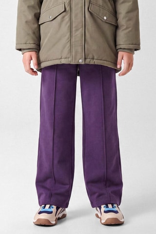 Pantalón de algodón orgánico - Violeta - Name it Kids