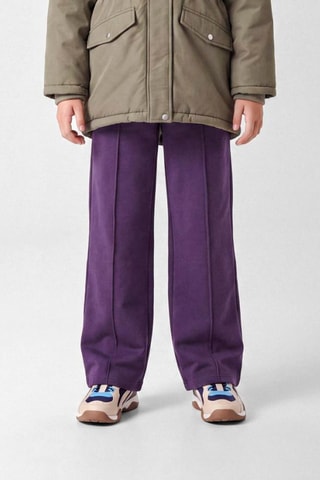 Pantalón de algodón orgánico - Violeta - Name it Kids