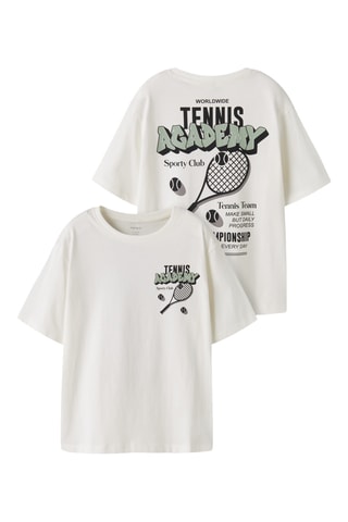 Camiseta de algodón orgánico - Blanco - Name it Kids