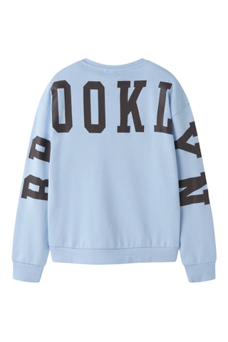 Sudadera de algodón orgánico - Azul claro - Name it Kids