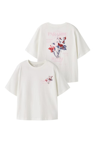 Camiseta de algodón orgánico - Blanco - Name it Kids