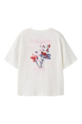 Camiseta de algodón orgánico - Blanco - Name it Kids