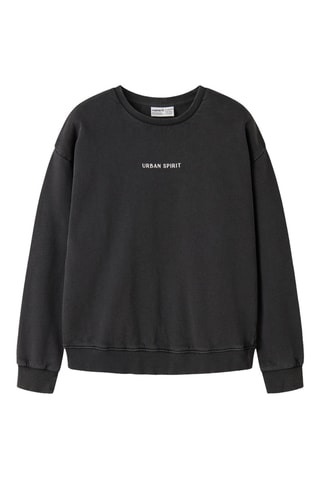 Sudadera de algodón orgánico - Negro - Name it Kids