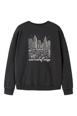 Sudadera de algodón orgánico - Negro - Name it Kids