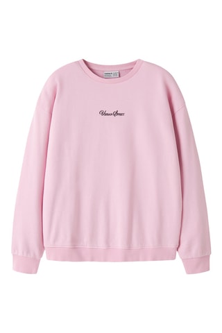Sudadera de algodón orgánico - Rosa - Name it Kids
