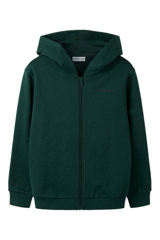 Cárdigan con capucha - Verde oscuro - Name it Kids
