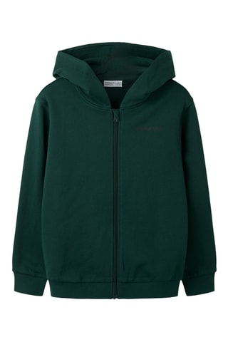 Cárdigan con capucha - Verde oscuro - Name it Kids