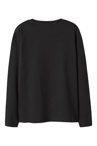 Camiseta de algodón orgánico - Negro - Name it Kids