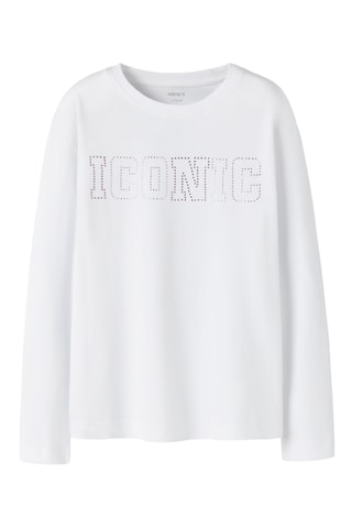 Camiseta de algodón orgánico - Blanco - Name it Kids