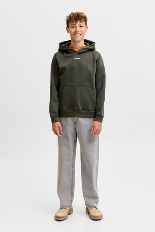 Sudadera con capucha - Verde oscuro - Jack & Jones