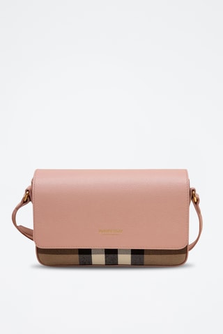 Sac bandoulière en cuir - Rose