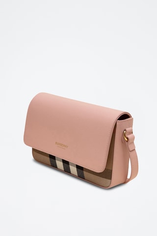 Sac bandoulière en cuir - Rose