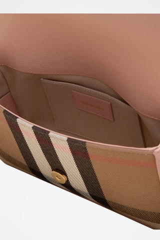 Sac bandoulière en cuir - Rose