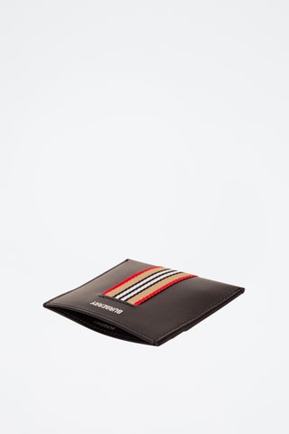 Porte-cartes en cuir - Noir