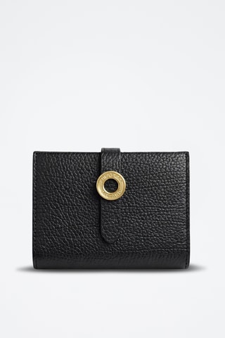 Portefeuille en cuir Edie - Noir