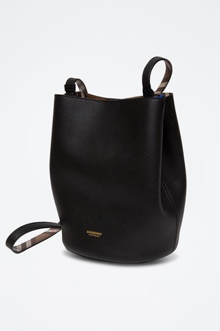 Sac à main en cuir Burberry - Noir