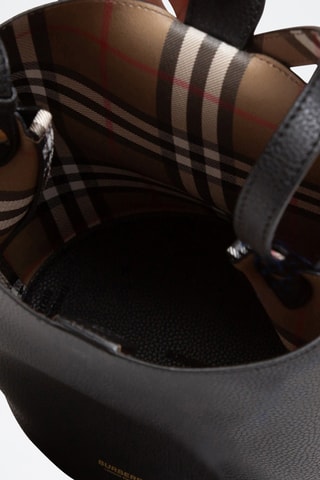 Sac à main en cuir Burberry - Noir